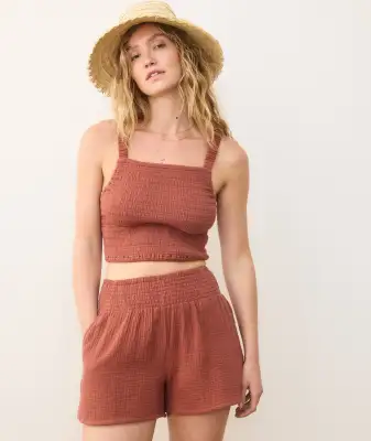 Cali Double Cloth Short