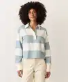 Faded Aqua Stripe