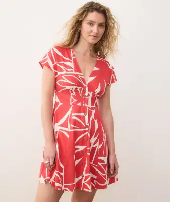 Camila Mini Dress(Extra Small,Sunset Mosaic)