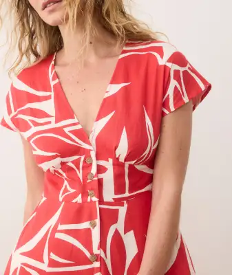 Camila Mini Dress(Extra Small,Sunset Mosaic)