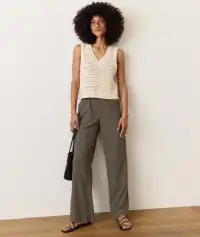 Montecito Sweater Vest(Extra Small,Cream)