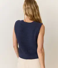 Montecito Sweater Vest(Extra Small,Navy)