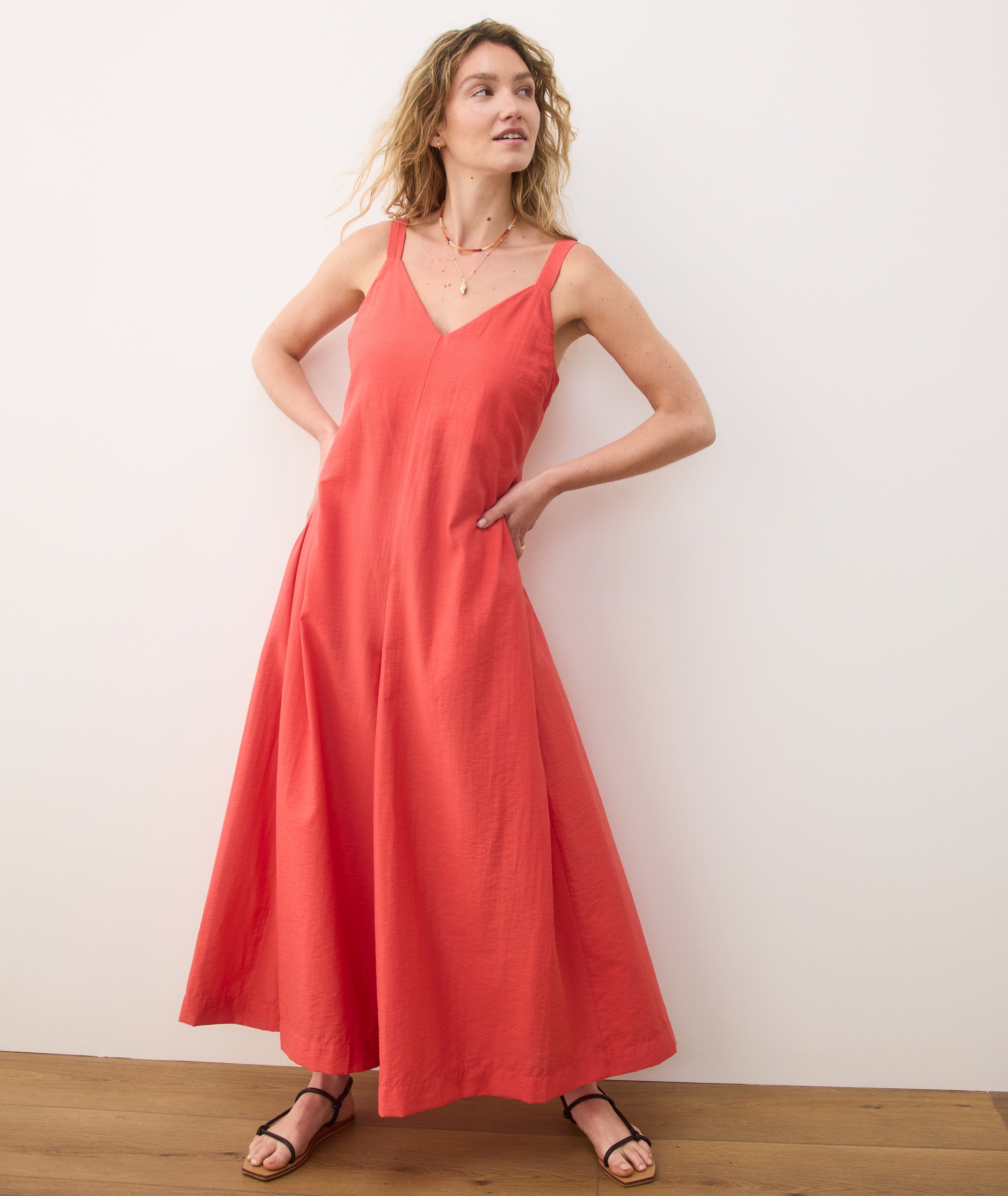 Cari V-Neck Jumpsuit