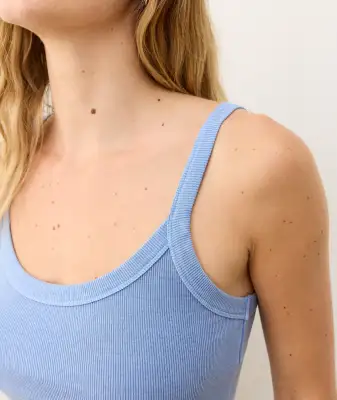 Lexi Rib Sun-In Cami(Extra Small,Tide)