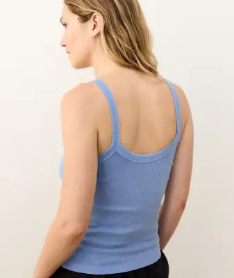 Lexi Rib Sun-In Cami(Extra Small,Tide)
