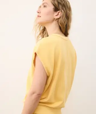 Cloud 9 Terry Dolman Tee(Extra Small,Sunflower)