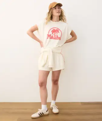 Cloud 9 Terry Dolman Tee(Extra Small,Antique White)