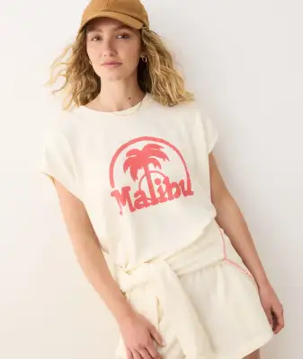 Cloud 9 Terry Dolman Tee(Extra Small,Antique White)