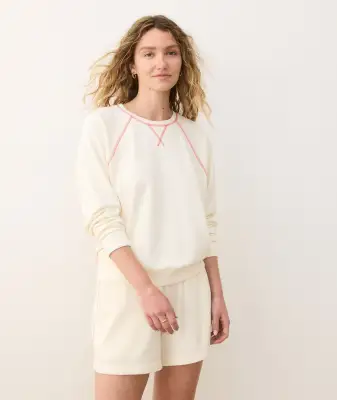 Cloud 9 Terry Sweatshirt(Extra Small,Antique White)