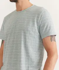 Signature Crew Tee(Small,Green Multi)