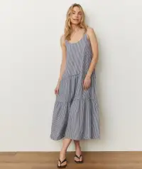 Poppy Seersucker Maxi Dress