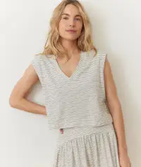 Nina Relaxed V-Neck Tank