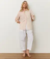 Kyra Poplin Barrel Pant