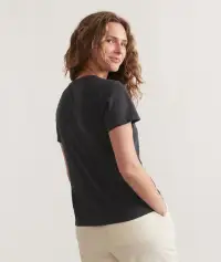Easy Crew Graphic Tee(Extra Small,Faded Black)