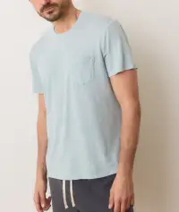Relaxed Hemp Cotton Tee(Small,Surf Spray)
