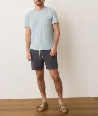 Relaxed Hemp Cotton Tee(Small,Surf Spray)