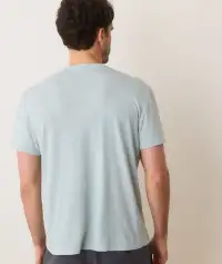Relaxed Hemp Cotton Tee(Small,Surf Spray)