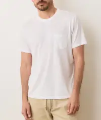 Relaxed Hemp Cotton Tee(Small,White)
