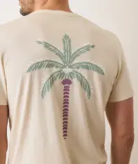 Signature Crew Graphic Tee(Small,Whitecap)