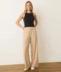 Lexi Rib Sun-In High Neck Crop Tank(Extra Small,Faded Black)