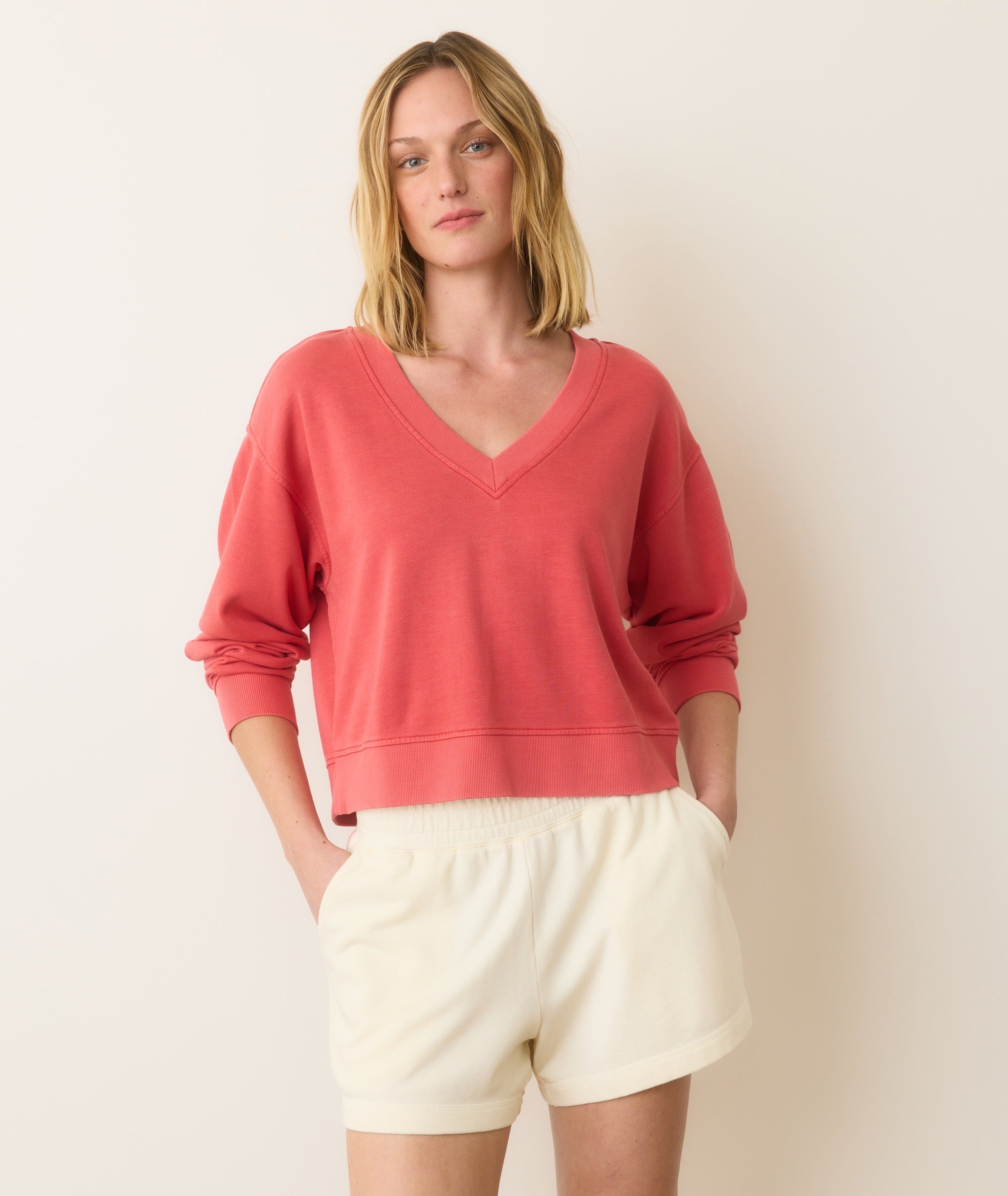 Cloud 9 Terry V-Neck Sweatshirt
