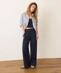 Allison Hemp Trouser(Extra Small,India Ink)