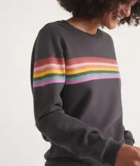 Anytime Sweatshirt(Extra Small,Washed Black)