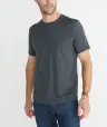 Signature Crewneck Tee - Asphalt Grey(Small,Asphalt Grey)