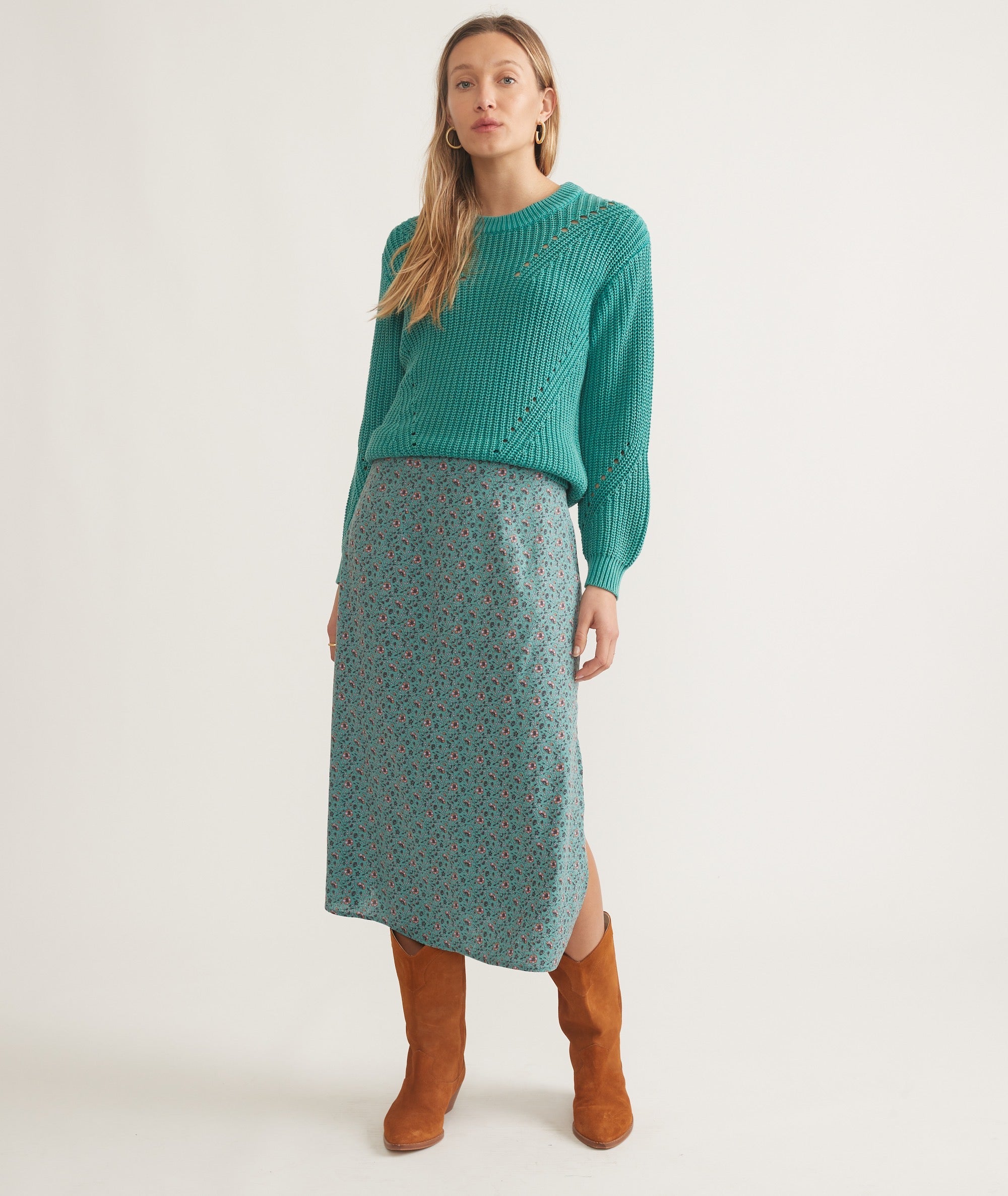 Ryan Slip Midi Skirt