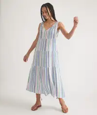 Corinne Double Cloth Maxi Dress