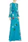 Electric Blue Long Sleeve Gown(2,ELECTRIC BLUE)