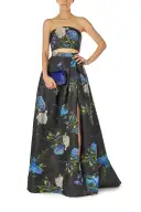 Floral Ballgown Skirt(2,Night Sky/Multi)