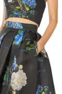 Floral Ballgown Skirt(2,Night Sky/Multi)