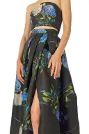Floral Ballgown Skirt(2,Night Sky/Multi)