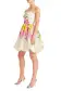 Bubble Skirt Cocktail Dress(2,Silk White/Multi)