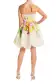 Bubble Skirt Cocktail Dress(2,Silk White/Multi)