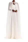 Floor Length Chiffon Evening Cape