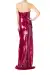 Strapless Sequin Column Gown(2,Magenta)