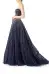 Strapless Embroidered Ball Gown(4,Midnight/Silver)