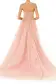 Strapless Embroidered Ball Gown(4,Rose/Gold)