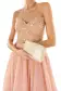 Strapless Embroidered Ball Gown(4,Rose/Gold)