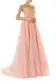 Strapless Embroidered Ball Gown(4,Rose/Gold)