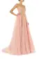 Strapless Embroidered Ball Gown(4,Rose/Gold)