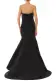 Strapless Faille Mermaid Gown(6,Noir)