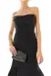 Strapless Faille Mermaid Gown(6,Noir)