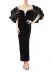 Strapless Velvet Cocktail Dress(2,Noir)