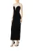 Strapless Velvet Cocktail Dress(2,Noir)