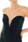 Strapless Velvet Cocktail Dress(4,Dark Teal)