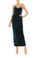 Strapless Velvet Column Dress