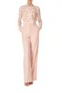 Bow Tie Blouse(2,Creme Multi)